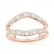 14K Rose Gold Diamond Ring Insert