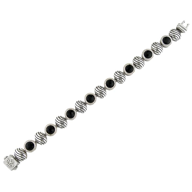 Silver Onyx Bracelet