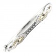 18K/Silver Diamond Bangle