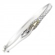 18K/Silver Bangle
