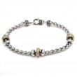 18K/Silver Diamond Bracelet