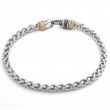 18K/Silver Diamond Bracelet