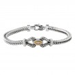 18K/Silver Diamond Bracelet (7.75