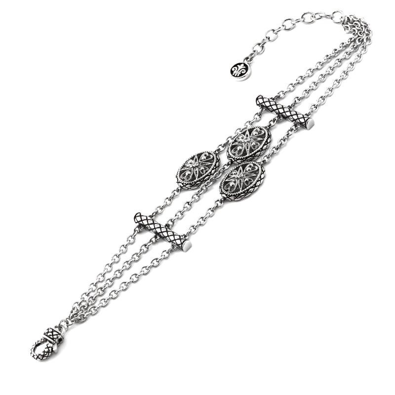 Silver Diamnond Bracelet (6.5