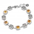 Silver Citrine Bracelet (7