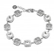 Silver White Topaz Bracelet (7