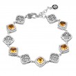 Silver Citrine Bracelet (7