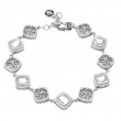 Silver White Topaz Bracelet (7