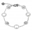 Silver White Topaz Bracelet (7
