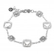 Silver White Topaz Bracelet (7