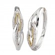 18K/Silver Diamond Earrings