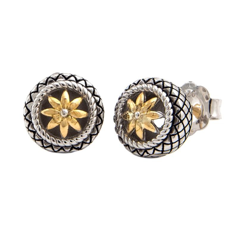 18K/Silver Earrings