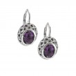 Silver Amethyst Earrings