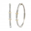 18K/Silver Diamond Earrings