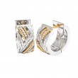 18K/Silver Diamond Earrings