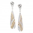 18K/Silver Diamond Earrings