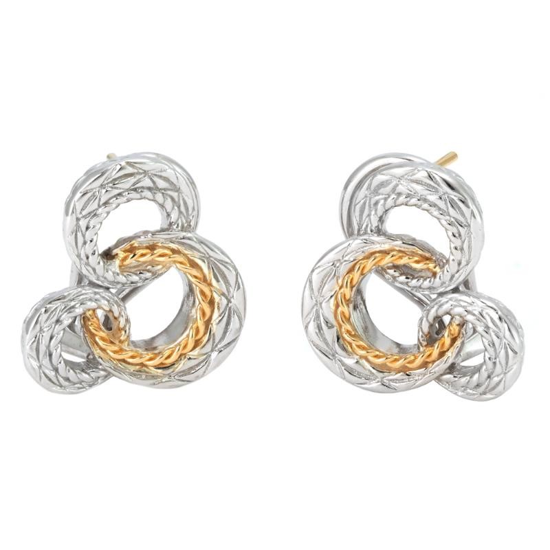 18K/Silver Earrings