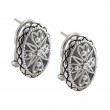 Silver Diamond Earrings
