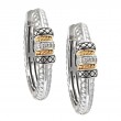 18K/Silver Diamond Earrings