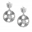 Silver Diamond Earrings