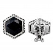Silver Onyx Earrings