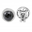 Silver Onyx Earrings