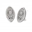 Silver Diamond Earrings
