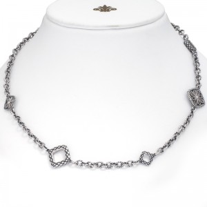 Sterling Silver Pasion De Plata Silver Necklace