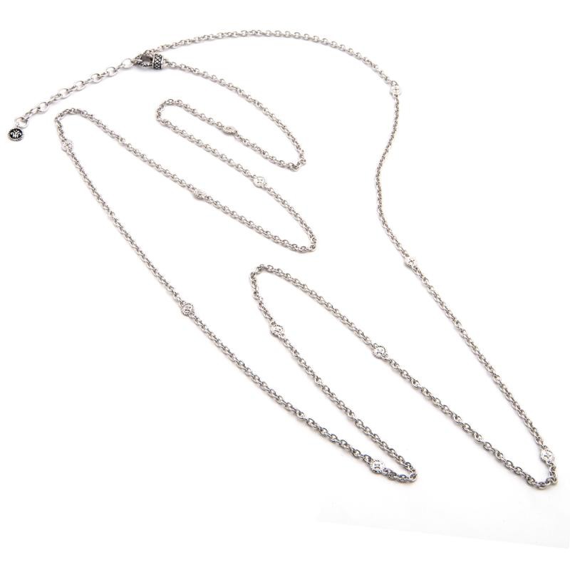 Silver Diamond Necklace (28