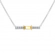 18K/Silver Citrine Necklace