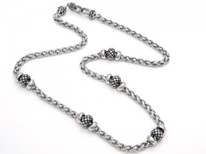 Sterling Silver Espiga Silver Necklace