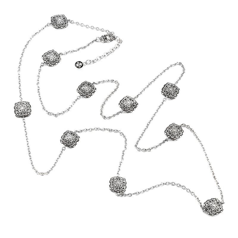 Silver Diamond Necklace (36