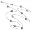 Silver Diamond Necklace (36