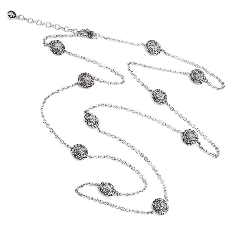 Silver Diamond Necklace (36