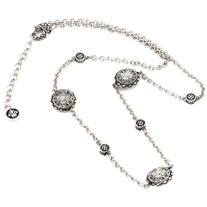 Silver Diamond  Necklace (18