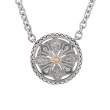 18K/Silver Diamond Necklace
