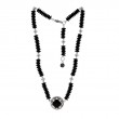 Silver Onyx  Necklace (16