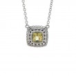 Silver Lemon Quartz Necklace
