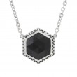 Silver Onyx Necklace