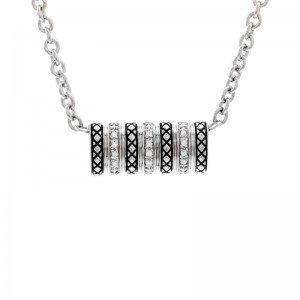Silver Diamond Necklace