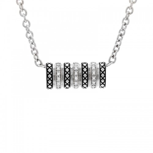 Silver Diamond Necklace