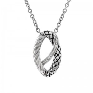 Silver Diamond Necklace