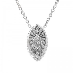Silver Diamond Necklace