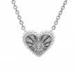 Silver Diamond Necklace