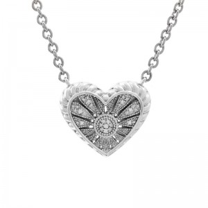 Silver Diamond Necklace