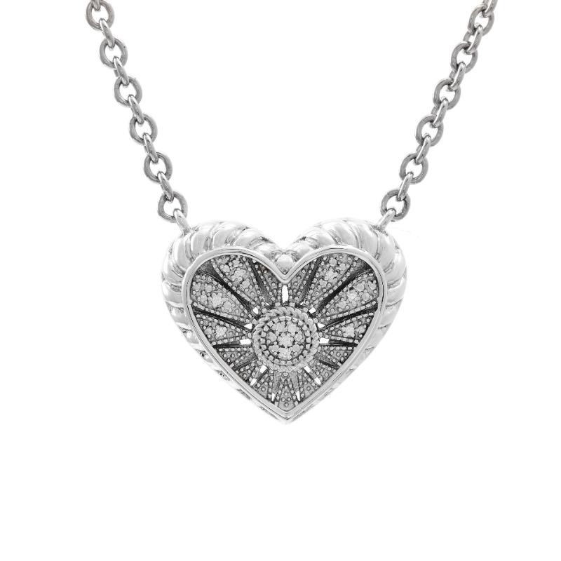 Silver Diamond Necklace