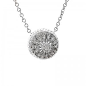 Silver Diamond Necklace