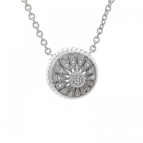 Silver Diamond Necklace