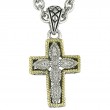 18K/Silver Diamond Necklace