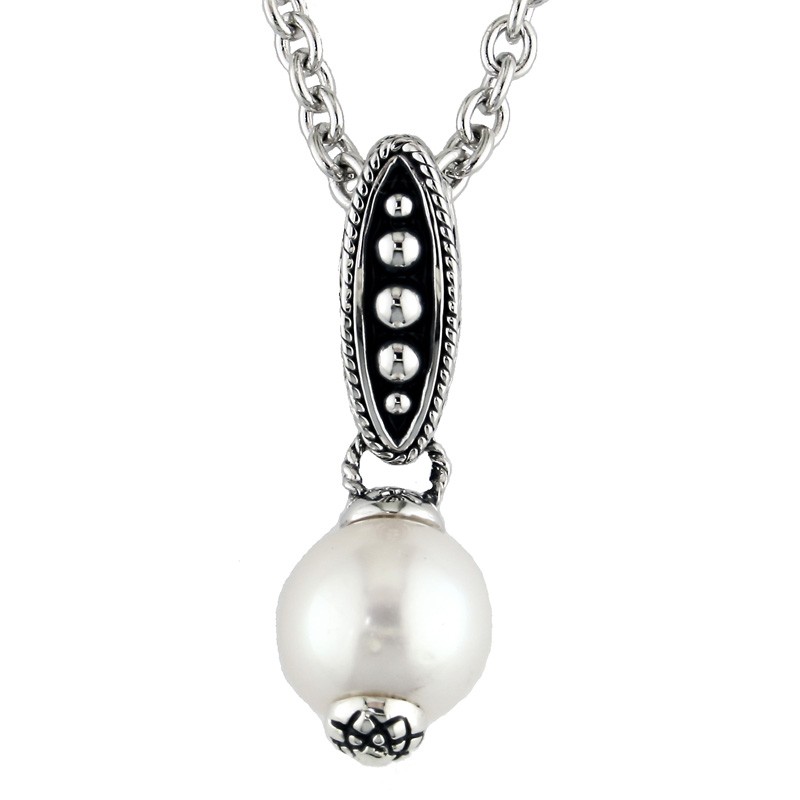 Silver Pearl Necklace